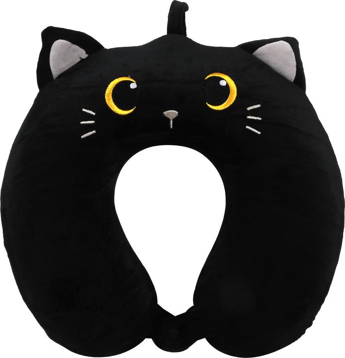 Actual product image i-Total Black Cat (Head & neck pillow)