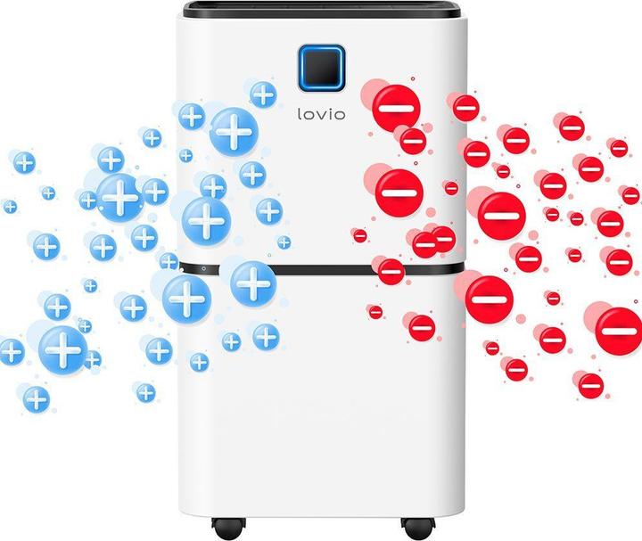 Actual product image Lovio LVDE12Y1 SmartDry Dehumidifier 12L (62.50 m², 12 l/24h)
