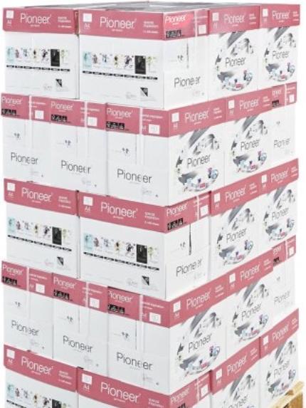 Actual product image Pioneer Kopipapir 90g A4 500ark/pak - (500 ark pr. pakke) (90 g/m², 500 x, A4)