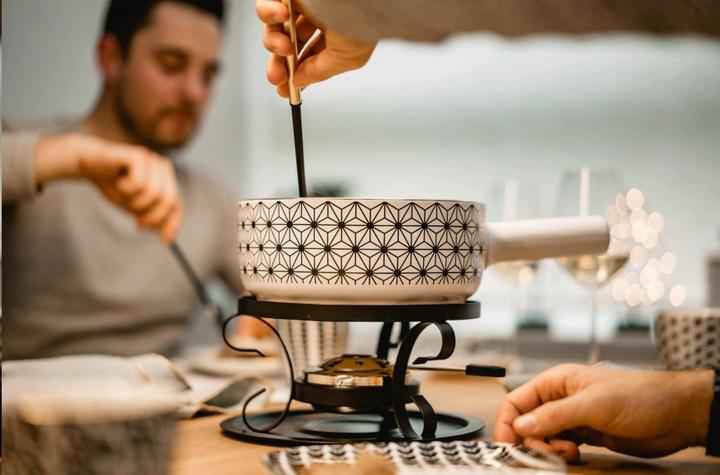 Actual product image Kadastar Fondue Caquelon Polygon White (2 l)