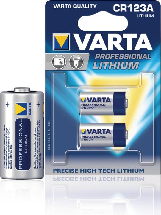 Produktbild Varta Photo Lithium (2 Stk., CR123A, 1430 mAh)