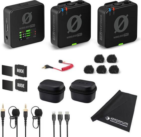 Produktbild RØDE Wireless Pro Drahtlos-Mikrofonset mit Tuch