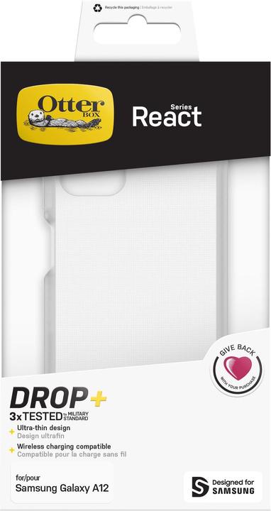 Actual product image OtterBox React (Samsung Galaxy A12)