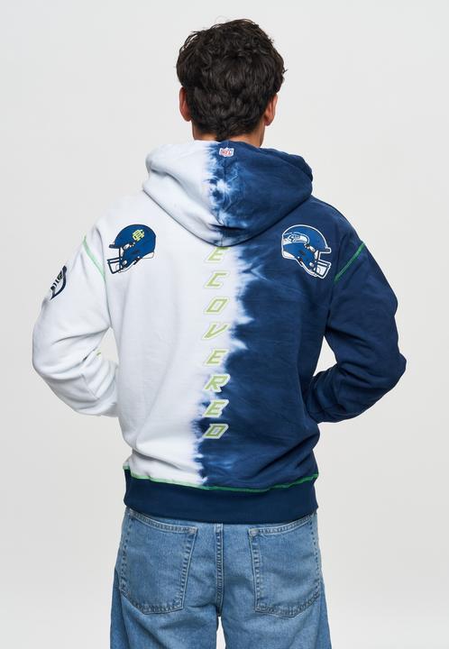 Immagine prodotto Recovered Felpa con cappuccio in pile Re:covered - INK DYE Seattle Seahawks - L (L)