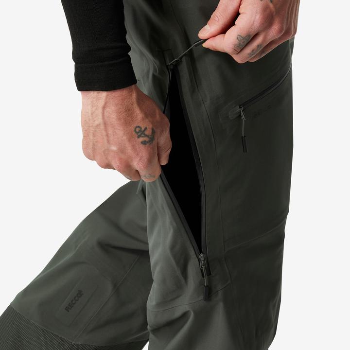 Actual product image Wedze Men's ski trousers warm and breathable - FR500 khaki (L)