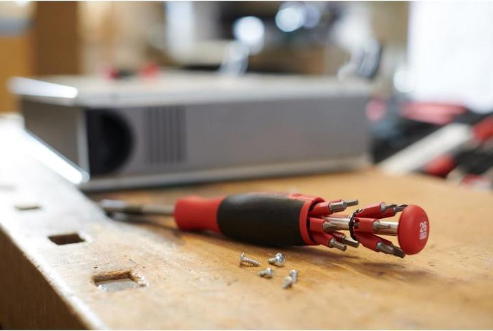 Produktbild Wiha Schraubendreher mit Bit Magazin (Torx (TX), Phillipps-Kreuzschlitz (PH), Pozidriv-Kreuzschlitz (PZ), Hex, Schlitz, Vierkant)