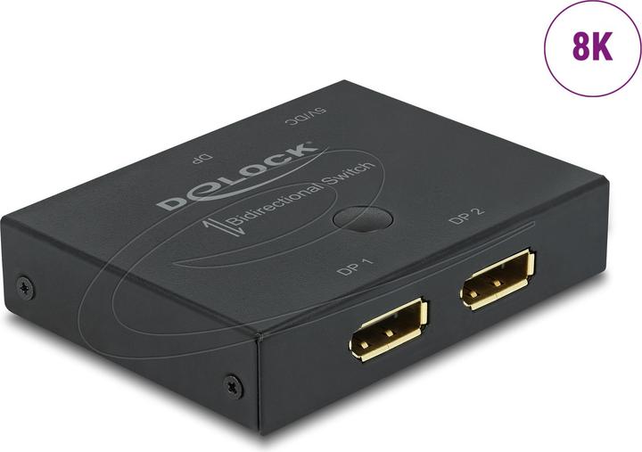 Actual product image Delock Switchbox 2 Port Displayport