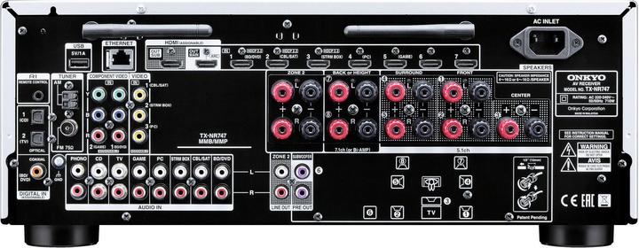Produktbild Onkyo Tx-Nr747 (7.2 Kanal, AM, FM)