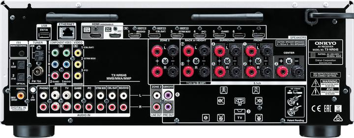 Produktbild Onkyo Tx-Nr646 (7.2 Kanal, AM, FM)