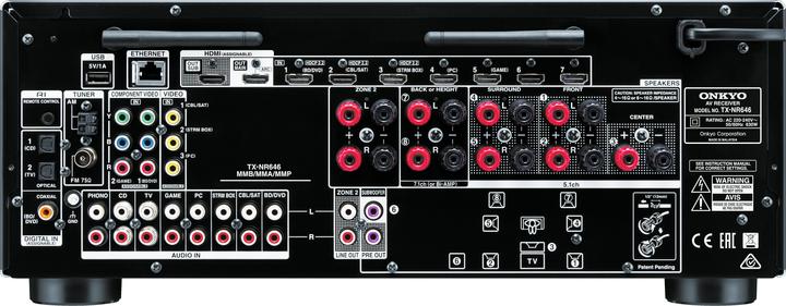 Image du produit Onkyo Tx-Nr646 (7.2 canaux, AM, FM)