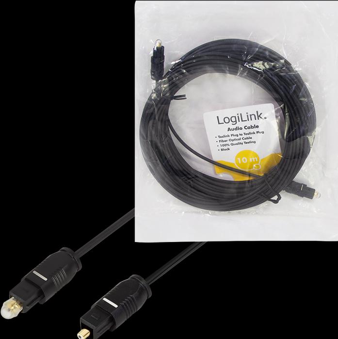 Actual product image LogiLink CA Toslink (10 m, Optical)