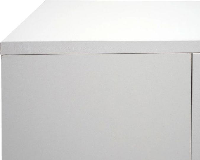 Produktbild Mendler TV-Rack HWC-L36, Holz 50x144x40cm Staufach, hochglanz weiss
