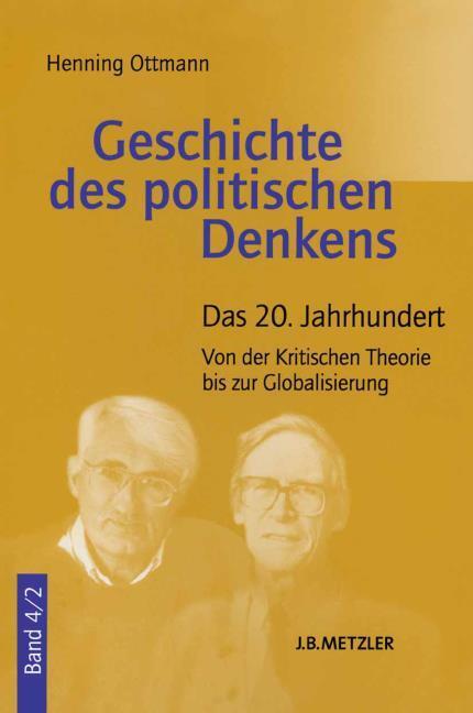 Produktbild Geschichte des politischen Denkens 4/2 (Deutsch, Henning, Ottmann, 2012)