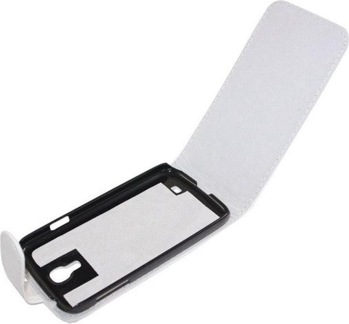 Produktbild König Design Tasche (Flip) Samsung I9500 Galaxy S4 weiss (Samsung Galaxy S4)