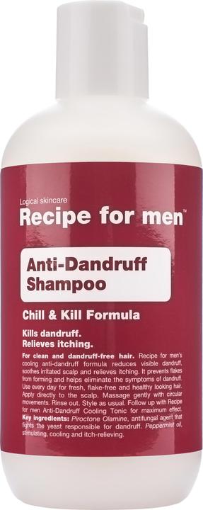 Actual product image Recipe for men Anti-Dandruff Shampoo (250 ml, Liquid shampoo)