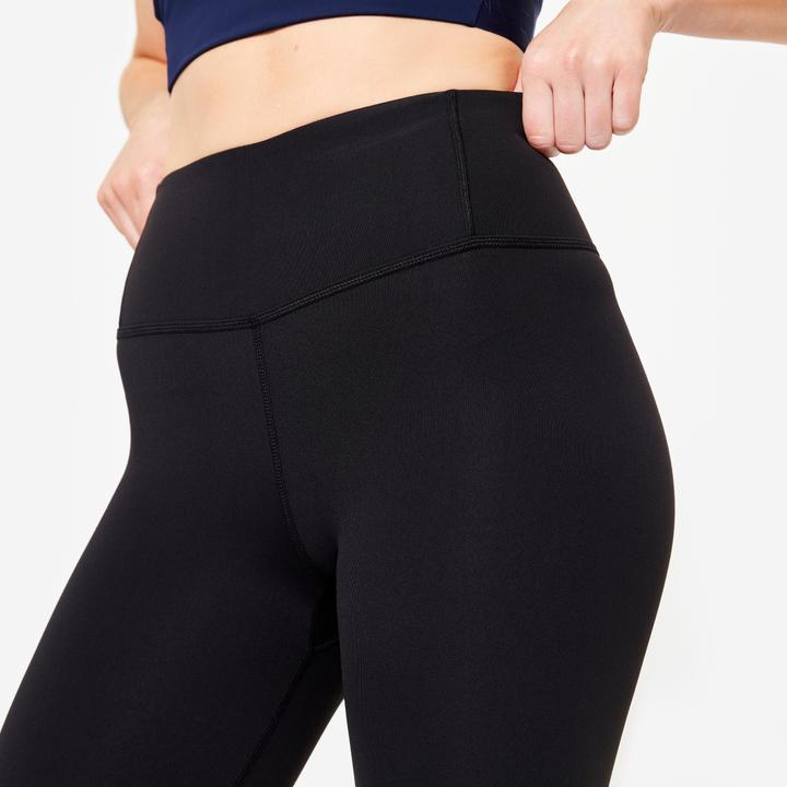 Image du produit Domyos Leggings de danse femme taille haute plat danse moderne - noir