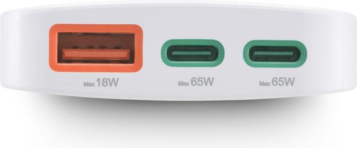 Produktbild Hama Schnellladegerät, 2x USB-C, 1x USB-A, flaches Mini-Ladegerät, PD, 65 W, WS (65 W)