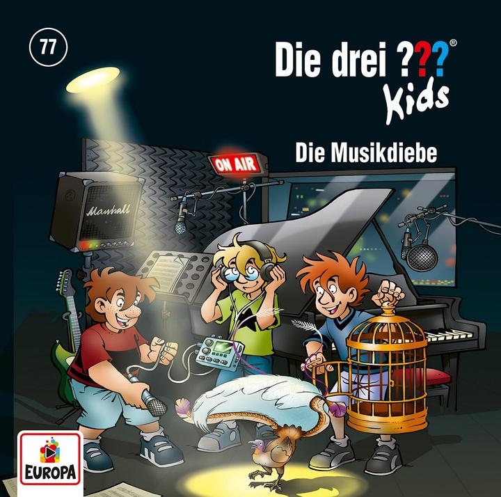 Actual product image The three THREE QUESTION MARK kids 77 - The music thieves
