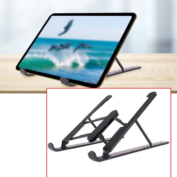 Produktbild Benson Tablet-Halter, Laptop-Ständer, schwarz, verstellbar