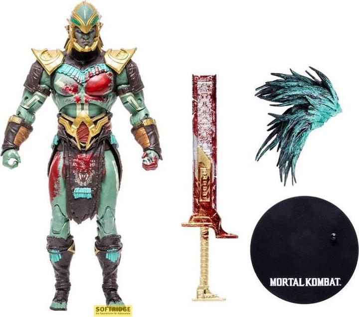 Actual product image McFarlane AF Mortal Kombat Kotal Kahn (Bloody) 18cm