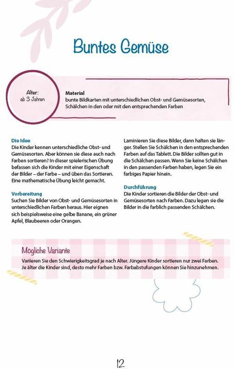 Produktbild Aktionstabletts für die Kita (Deutsch, Kathrin Eimler, 2023)