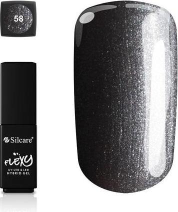 Immagine prodotto Silcare Flexy Hybrid Gel Lacca ibrida 58 (58, Smalto per unghie effetto gel)