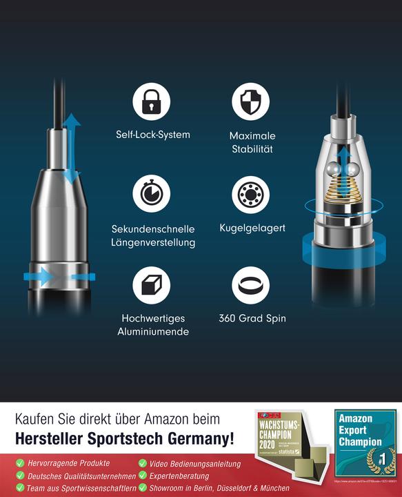 Actual product image Sportstech Rjx200 (300 cm)
