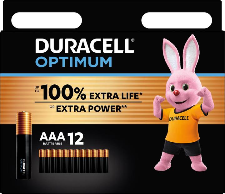 Actual product image Duracell Optimum (12 pcs., AAA)
