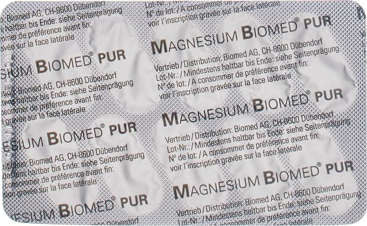 Nutritional values and ingredients Biomed PUR Caps (60 Piece, Capsules, 95 g)