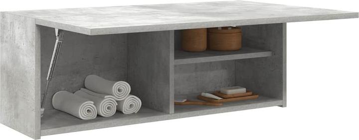 Immagine prodotto VidaXL Armadio da parete per bagno grigio cemento 80x25x30 cm in legno (80 x 25 x 30 cm)
