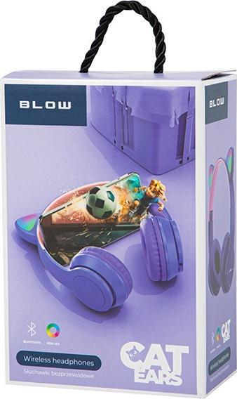 Produktbild Blow Kabelloses Bluetooth 5.0 LED Headset für Kinder mit Katzenohren, lila (Kabellos)