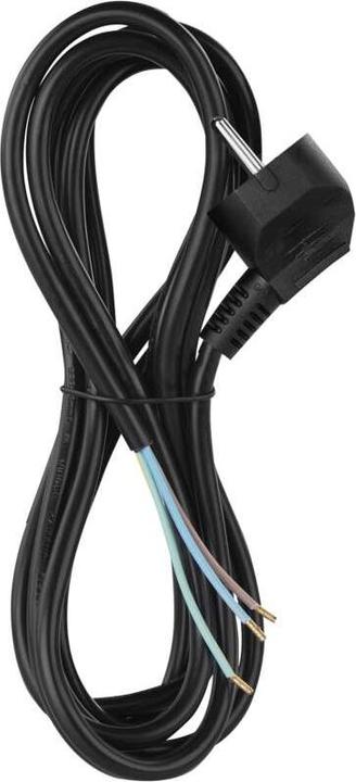 Produktbild Emos Netzkabel PVC 3x 0,75mm2, 2m, schwarz (2 m)