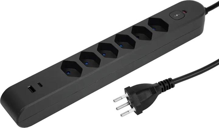 Produktbild Steffen IQ Pro (6 x, USB-A, USB-C, 3 m)