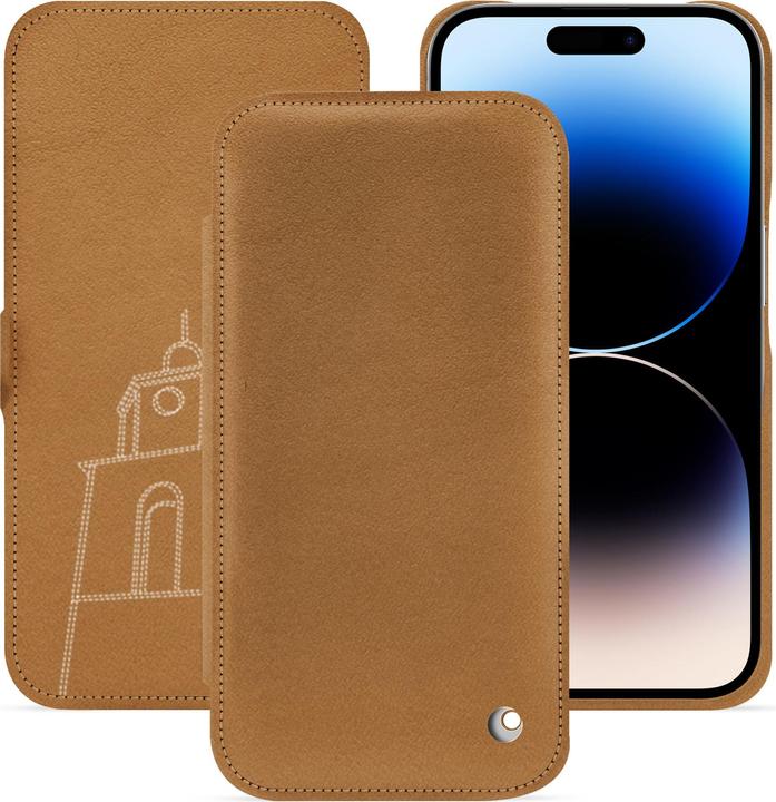 Produktbild Noreve Lederschutzhülle horizontal (Apple iPhone 15 Pro)