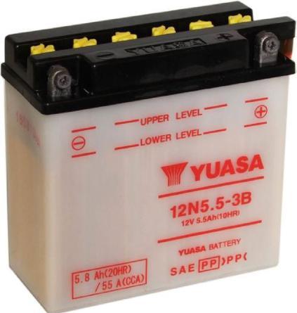 Produktbild Yuasa Conventional 12V/5.8Ah/55A (12 V, 5.80 Ah, 55 A)
