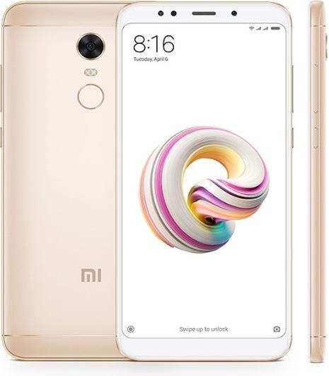 Actual product image Xiaomi Redmi 5 Plus (64 GB, Gold, 5.99", Hybrid Dual SIM, 4G)