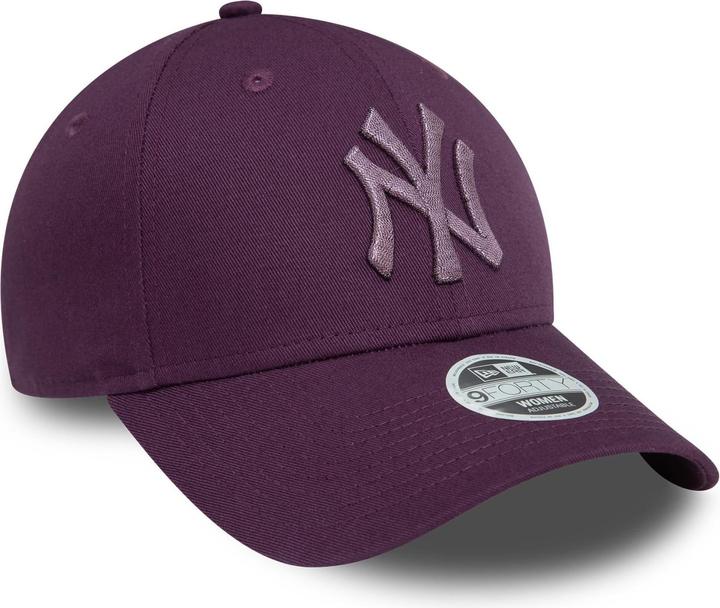 Actual product image New Era 9Forty Ladies Cap - Metallic New York Yankees Damson