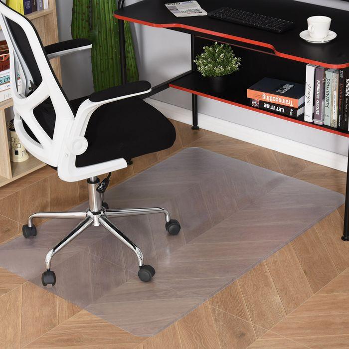 Produktbild Swisshandel24 Bodenschutzmatte, rutschfest, 1,5mm dick, 90x120cm, Transparent (90 x 120 cm)
