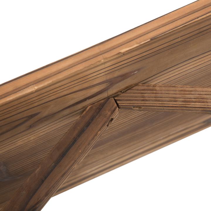 Image du produit Outsunny Banc de jardin en forme de roue de chariot