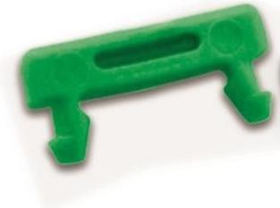 Image du produit Wirewin Clip de couleur pour câble patch LED : vert (U/FTP, CAT6, 12 m)