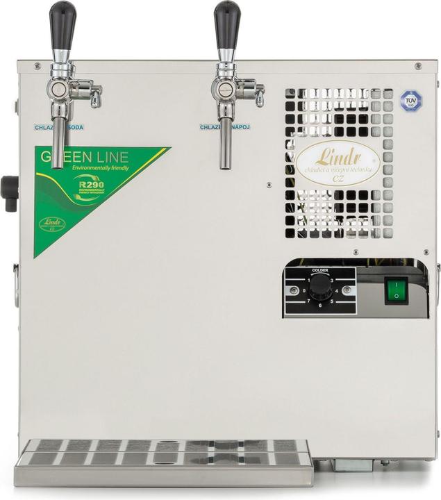 Immagine prodotto Ich-zapfe Gasatore acqua, distributore acqua, erogatore acqua frizzante - AS-45, 2 linee