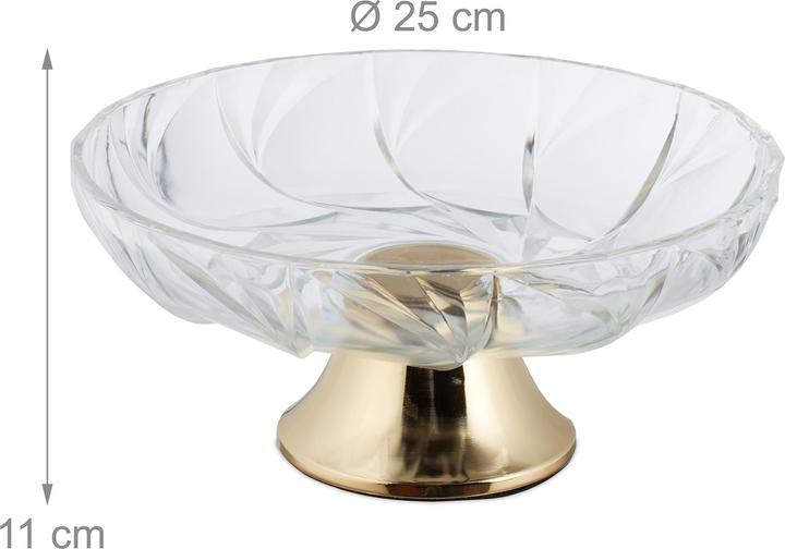 Immagine prodotto Relaxdays Alzatina per-dolci (25 x 25 x 11 cm)