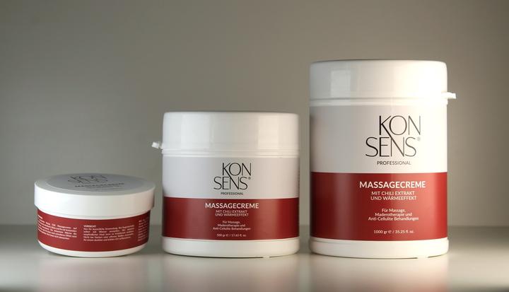 Produktbild Konsens Chili Massagecreme - 1000g