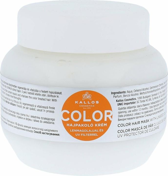 Actual product image Kallos Cosmetics Kallos - Color Shampoo With Linseed Oil And Uv Filter (275 ml, Liquid shampoo)
