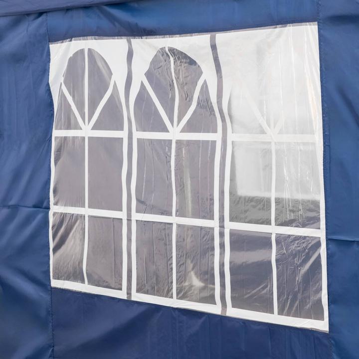 Produktbild Uniprodo Faltpavillon 2,95 x 5,9 m Oxford-Gewebe wasserfest Partyzelt Gartenpavillon (590 cm, 295 cm)