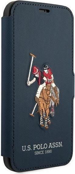 Actual product image U.S. Polo US Polo USFLBKP12MPUGFLNV iPhone 12/12 Pro 6.1" Grenade / Navy Book Polo Embroiderer (Apple iPhone 12)