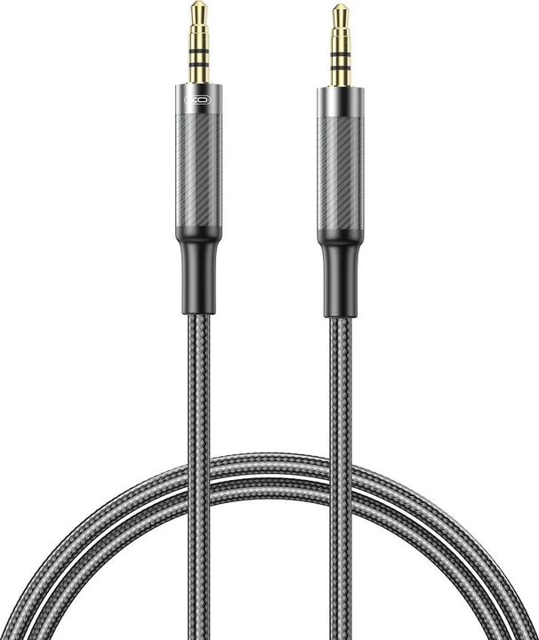 Image du produit xO câble audio NB-R279C jack 3,5mm - jack 3,5mm 1,0m noir (1 m, Jack 3,5 mm (AUX))