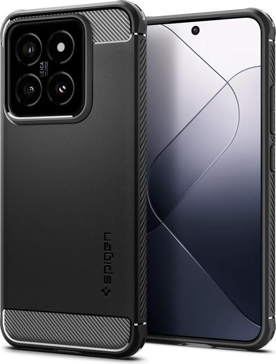 Productafbeelding Spigen Rugged Armor Xiaomi 14 czarny/matzwart ACS07422 (Xiaomi 14)