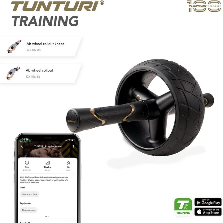 Immagine prodotto Tunturi Centuri Massive Pro Exercise Wheel Ab Roller