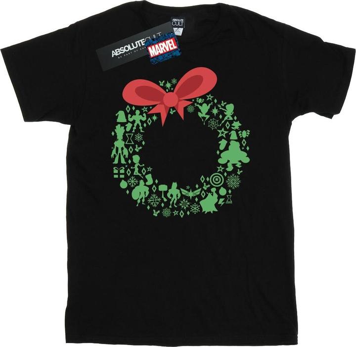 Avengers Christmas Wreath TShirt (XL)
